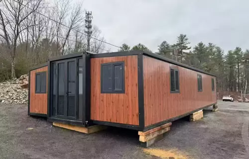 Casa de cont&ecirc;iner expans&iacute;vel