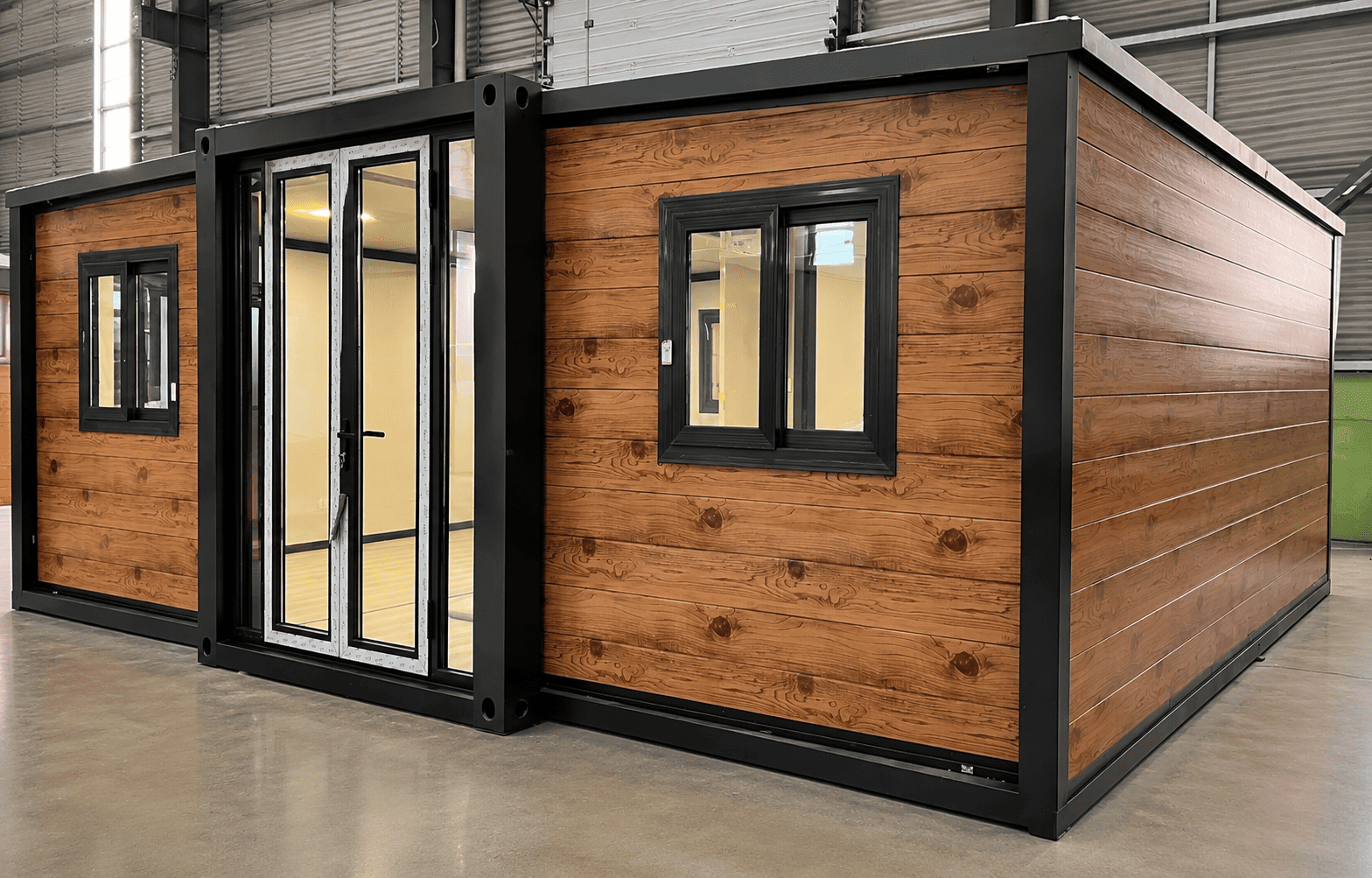 Casa Box Casa de cont&ecirc;iner expans&iacute;vel de 20 p&eacute;s | Totalmente Equipado 2 Quartos