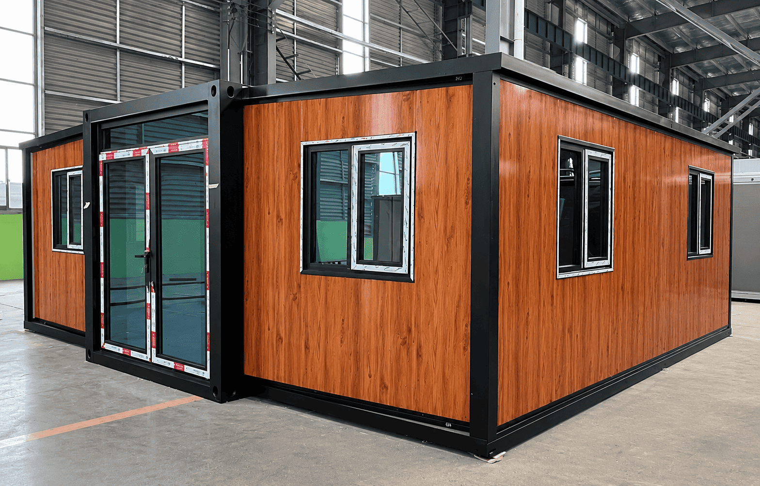 Casa Box Casa de cont&ecirc;iner expans&iacute;vel de 20 p&eacute;s | Cabana Airbnb de luxo