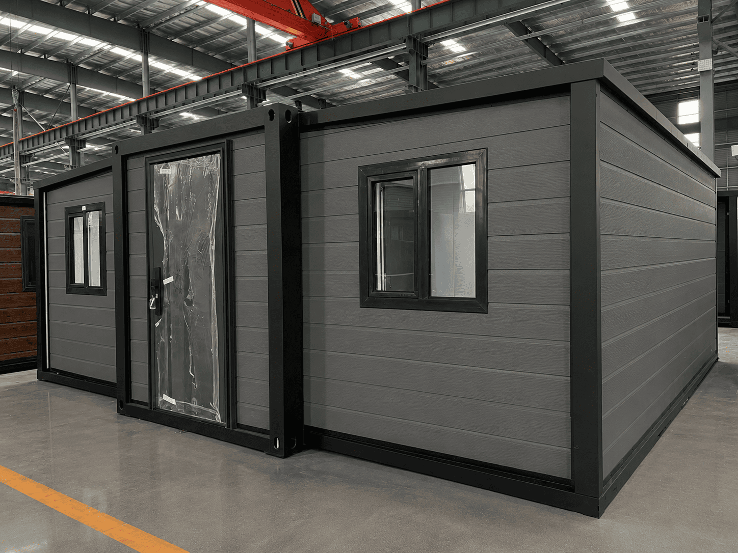 Casa Box Casa de cont&ecirc;iner expans&iacute;vel de 20 p&eacute;s | Est&uacute;dio Privado Seguro