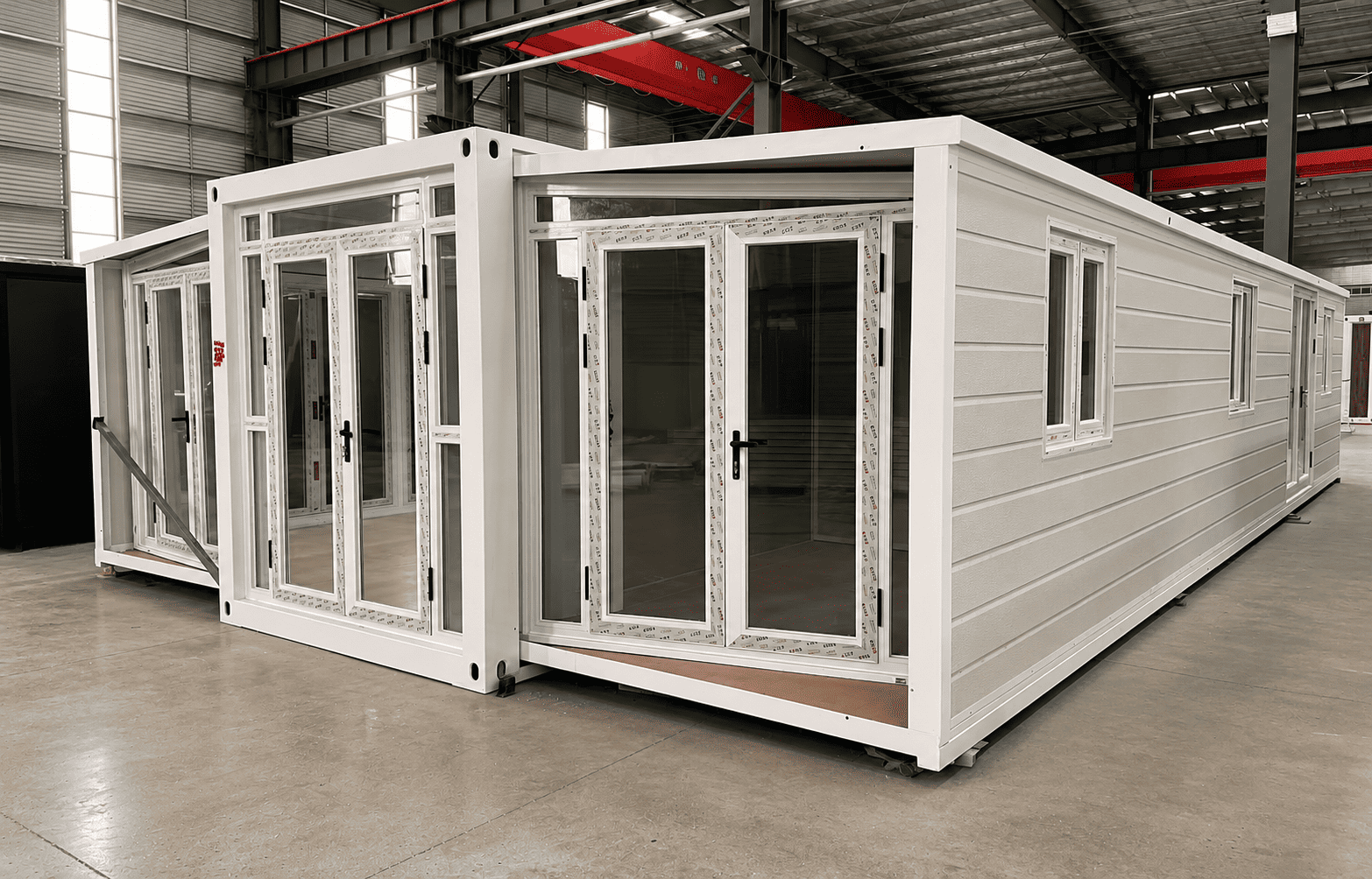 Casa Box Cont&ecirc;iner Expans&iacute;vel de 40 p&eacute;s Home | Showroom comercial brilhante