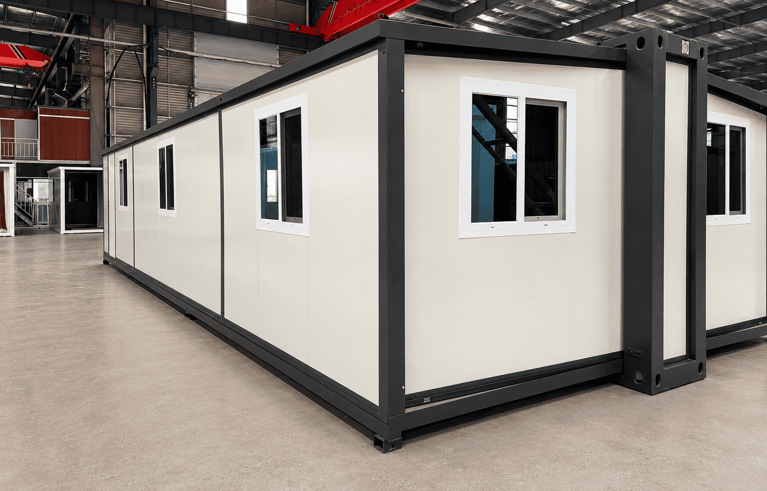 Casa Box 40 p&eacute;s F700 Casa de cont&ecirc;iner expans&iacute;vel | Cl&iacute;nica Modular Branca Limpa