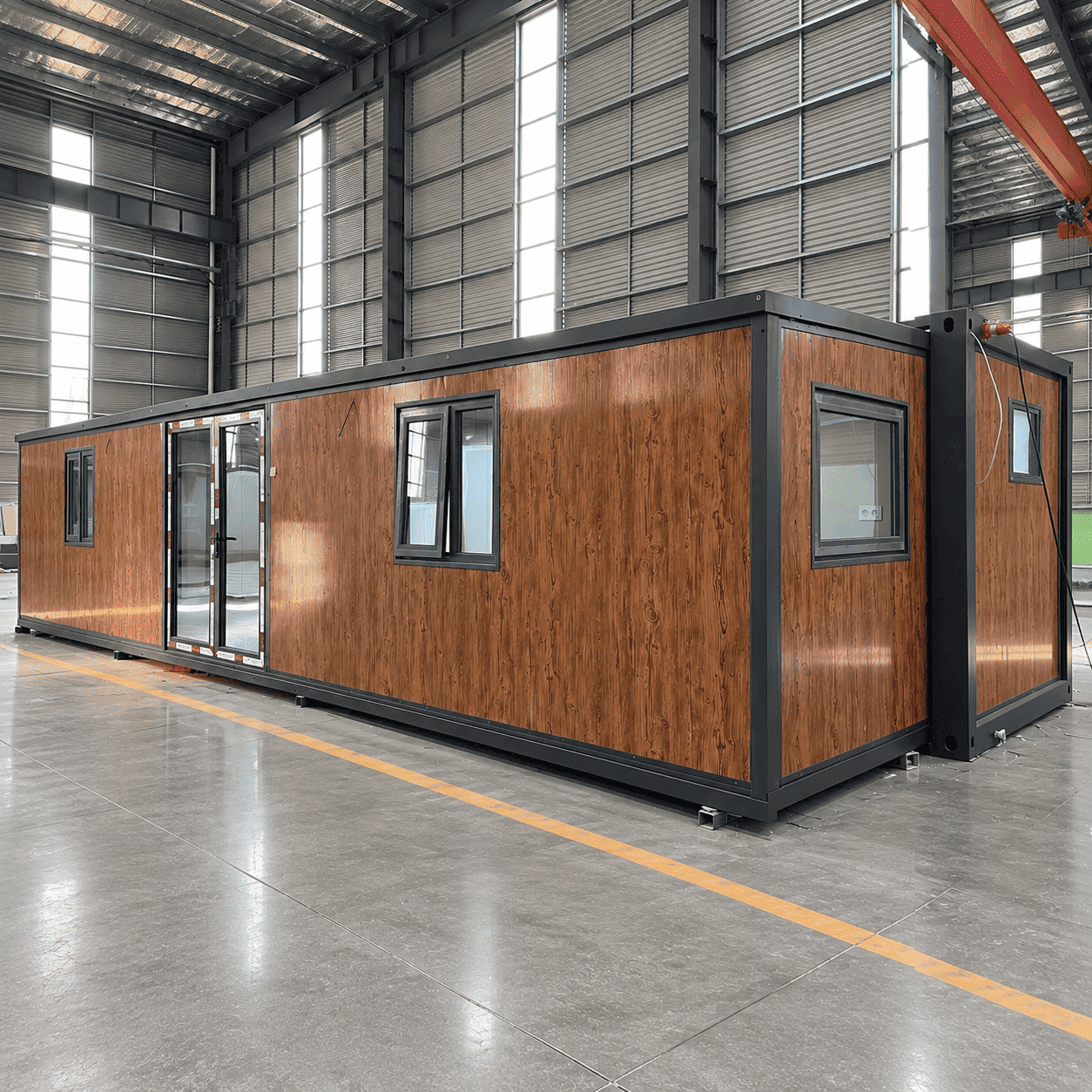 Casa Box Cont&ecirc;iner Expans&iacute;vel de 40 p&eacute;s Home | Cabana Luxo de 3 Quartos